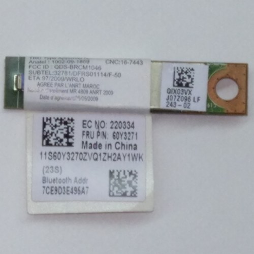 USED bluetooth  LENOVO Thinkpad 5016-C74